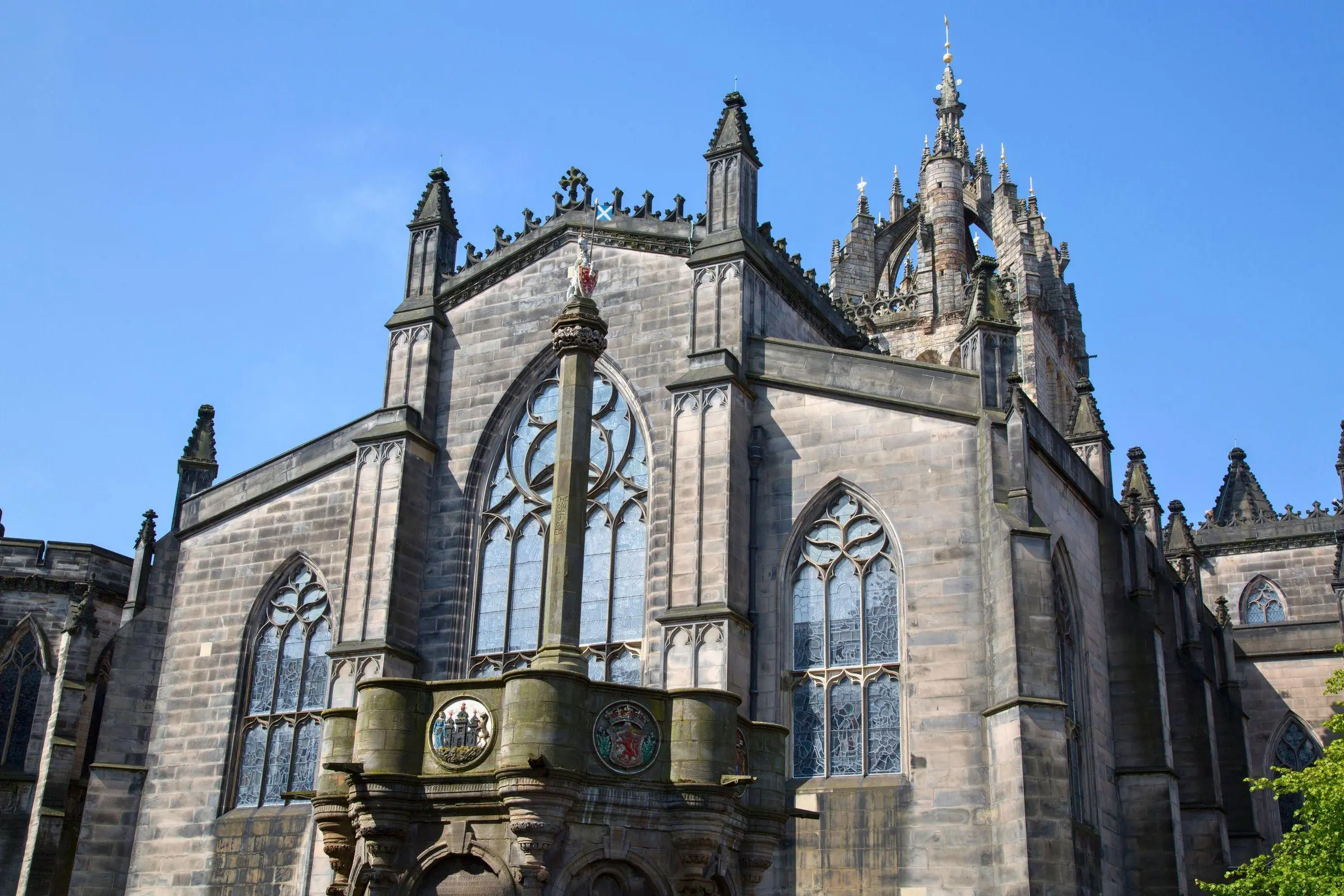 The Mercat Cross on the Royal Mile