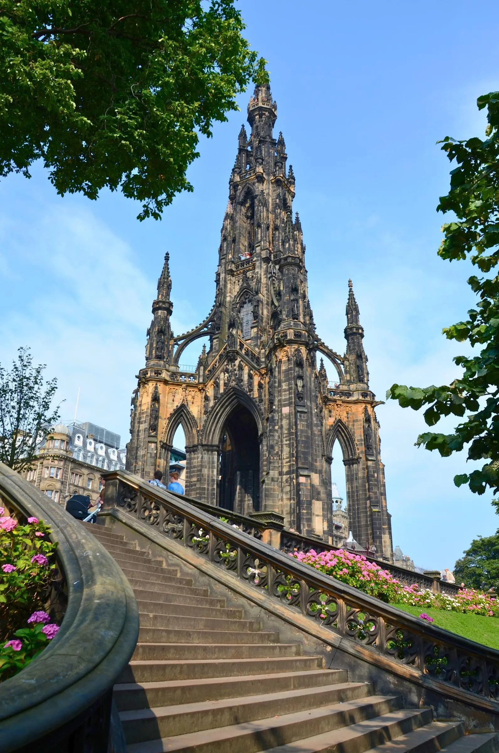 Scott Monument Stairs